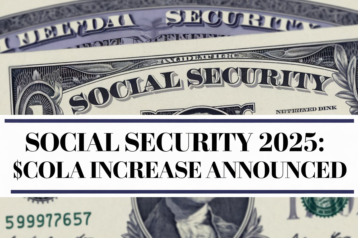 Graph representing the 2025 Social Security COLA increase for retirees.